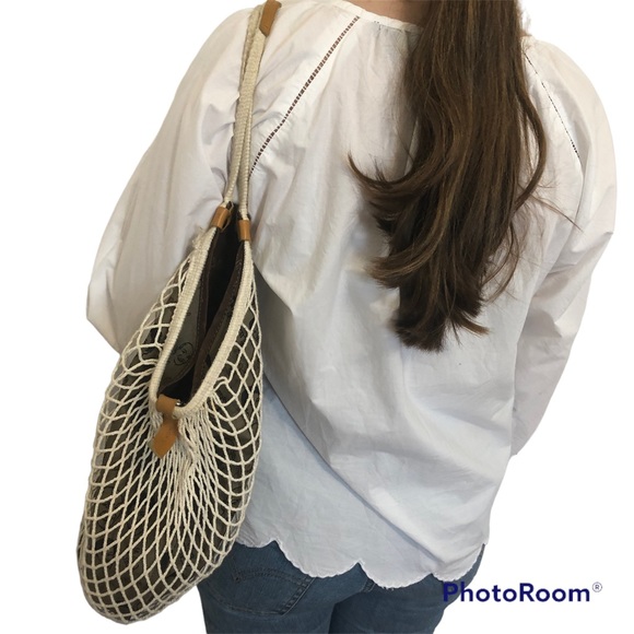 Jack Gommes Netted Shopping Bag/Tote/Large - Picture 3 of 12